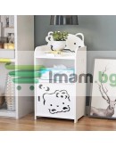 Нощно шкафче и етажерка за баня 2в1 Hello Kitty